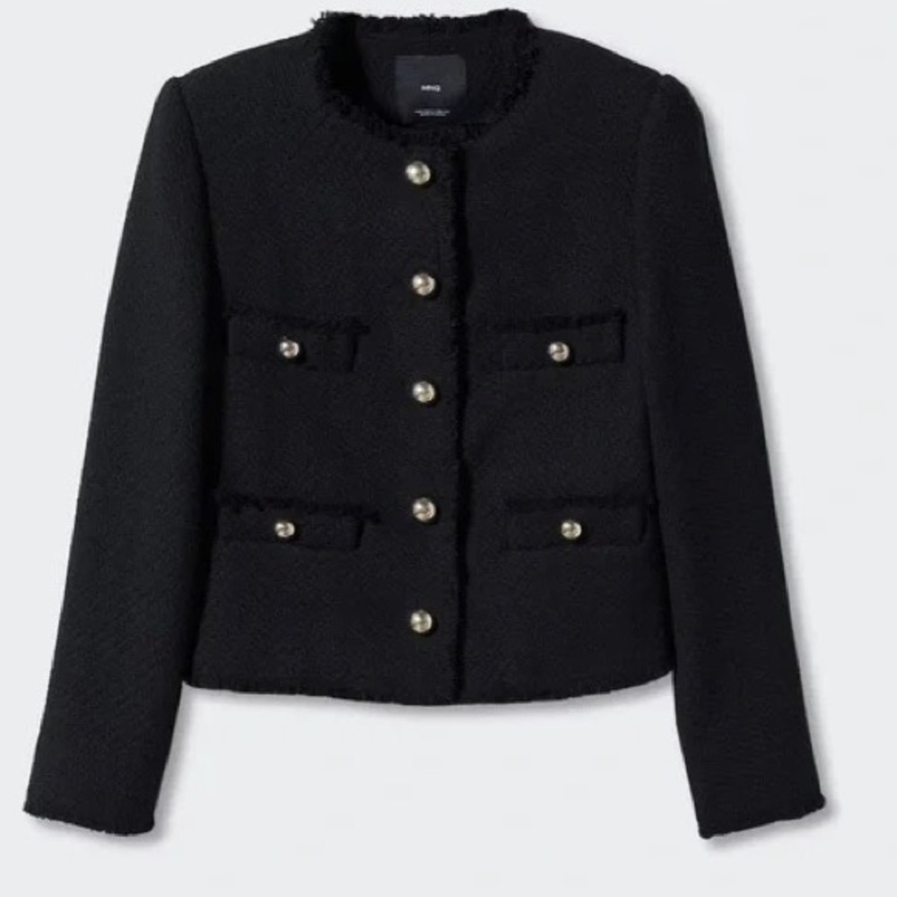 Mango black blazer